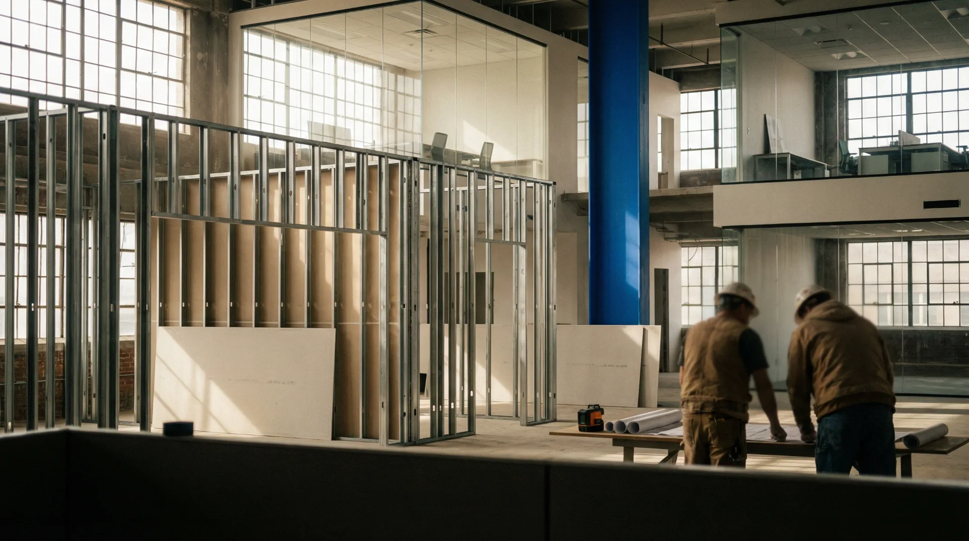 Gypsum Partition Walls